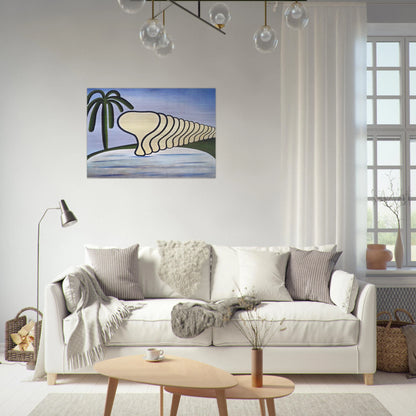 Sleep - Tarsila do Amaral Brushed Aluminum Print - 70x100 cm / 28x40 inches | Tarsila do Amaral Aluminum Print | Tarsila do Amaral Prints