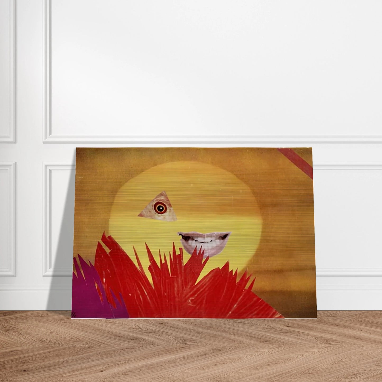 LITTLE SUN 1969 - Hannah Hoch Brushed Aluminum Print - 70x100 cm / 28x40 inches | Hannah Hoch Aluminum Print | Hannah Hoch Prints