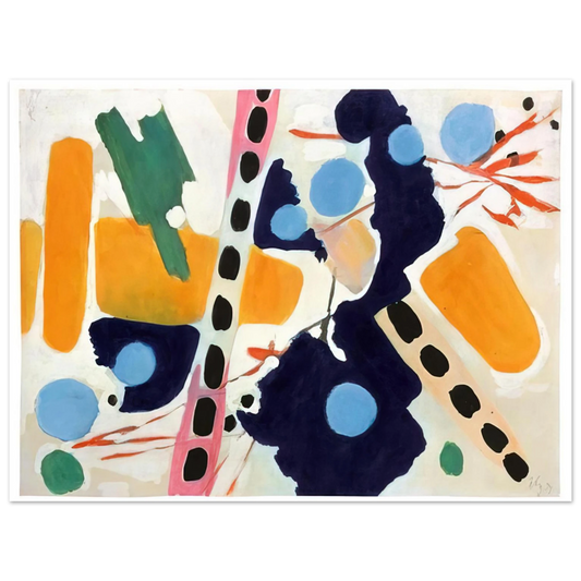 Ernst Wilhelm Nay - Untitled - 1954  75x100 cm / 30x40inches Fine Art Poster