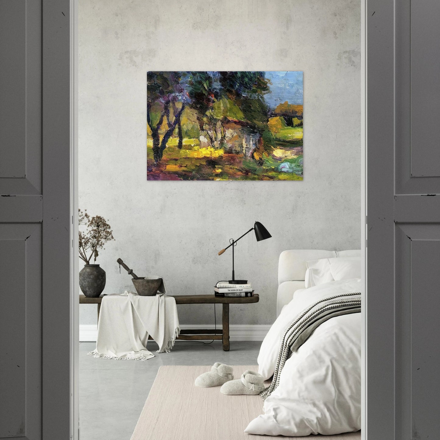 LANDSCAPE CORSICA 1898 - Henri Matisse Brushed Aluminum Print - 70x100 cm / 28x40 inches | Henri Matisse Aluminum Print | Henri Matisse Prints