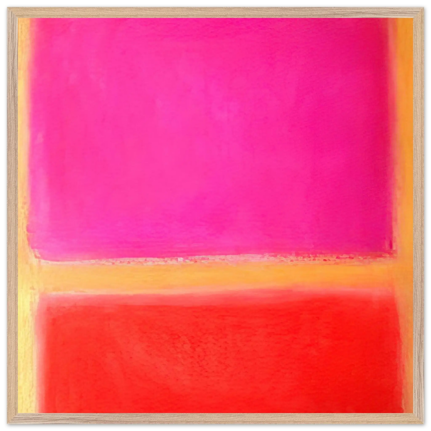 Helen Frankenthaler - Untitled - Color Field Painting Wall art - 30x40 cm / 12x16 inches - Premium Wooden Framed Poster With Fine Art Paper - Black frame