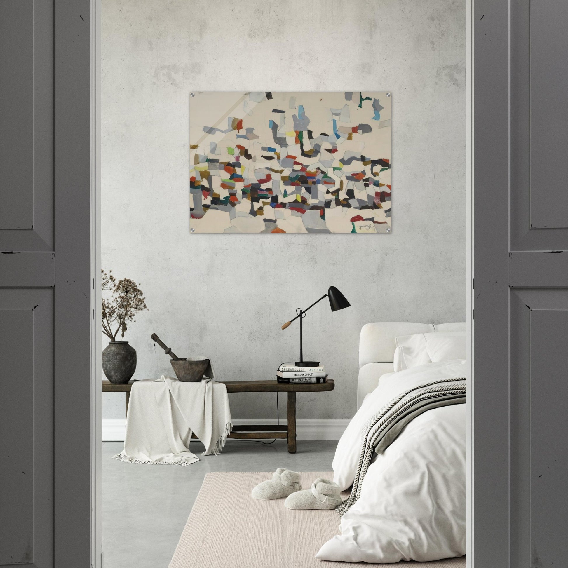 Untitled Composition - 1957 - Robert Goodnough Acrylic Print - 70x100 cm / 28x40″ inches