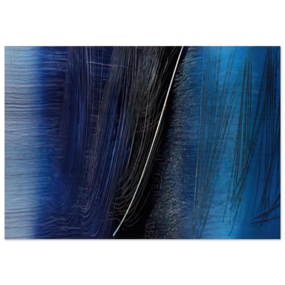 Untitled T1962-L7 - 1962 - Hans Hartung Brushed Aluminum Print - 70x100 cm / 28x40 inches | Hans Hartung Aluminum Print | Hans Hartung Prints