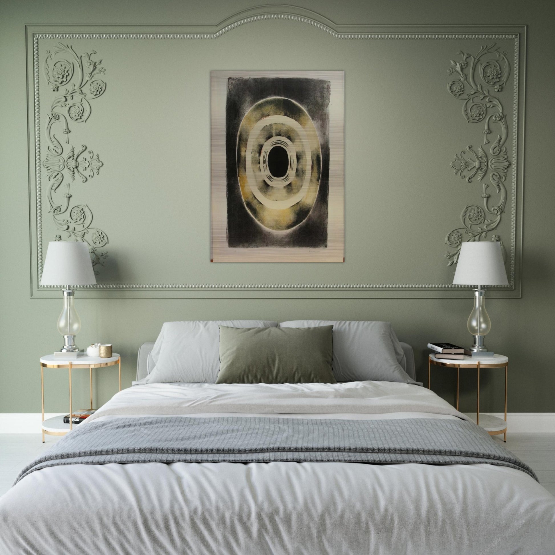 SIXTH STONE III 1964 - Lee Bontecou Brushed Aluminum Print - 70x100 cm / 28x40 inches | Lee Bontecou Aluminum Print | Lee Bontecou Prints