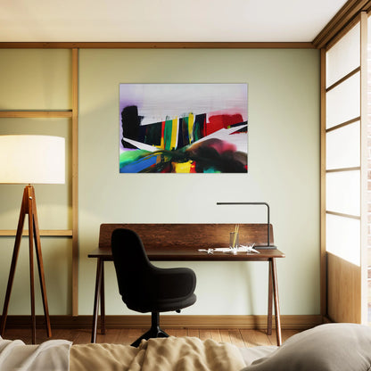 Phenomena Cave of the Prism Winds Year - 1986 - Paul Jenkins Brushed Aluminum Print - 70x100 cm / 28x40 inches | Paul Jenkins Aluminum Print | Paul Jenkins Prints