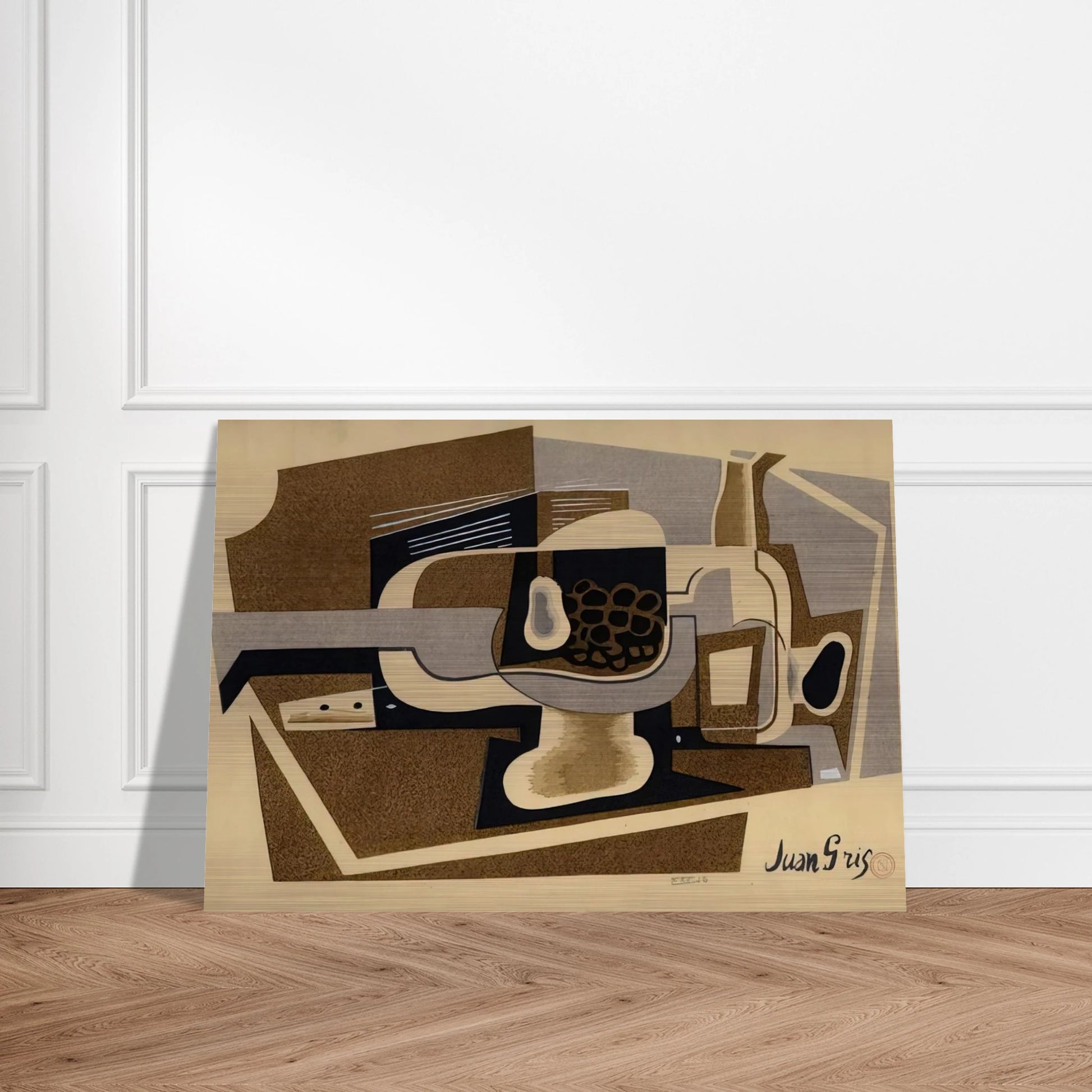 STILL LIFE 1922 - Juan Gris Brushed Aluminum Print - 70x100 cm / 28x40 inches | Juan Gris Aluminum Print | Juan Gris Prints