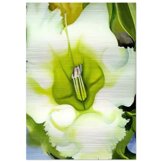 Cup Of Silver Ginger - Georgia O'Keeffe Brushed Aluminum Print - 70x100 cm / 28x40 inches | Georgia O'Keeffe Aluminum Print | Georgia O'Keeffe Prints