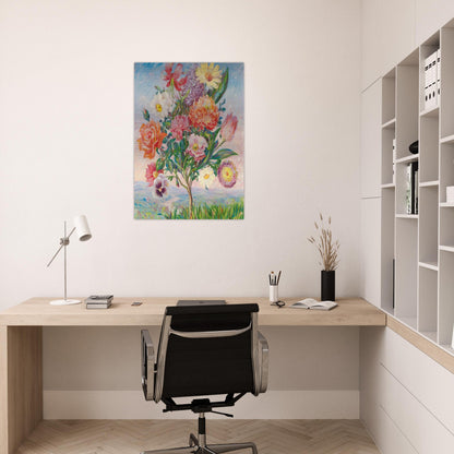 FORETHOUGHT 1943 - Rene Magritte Brushed Aluminum Print - 70x100 cm / 28x40 inches | Rene Magritte Aluminum Print | Rene Magritte Prints