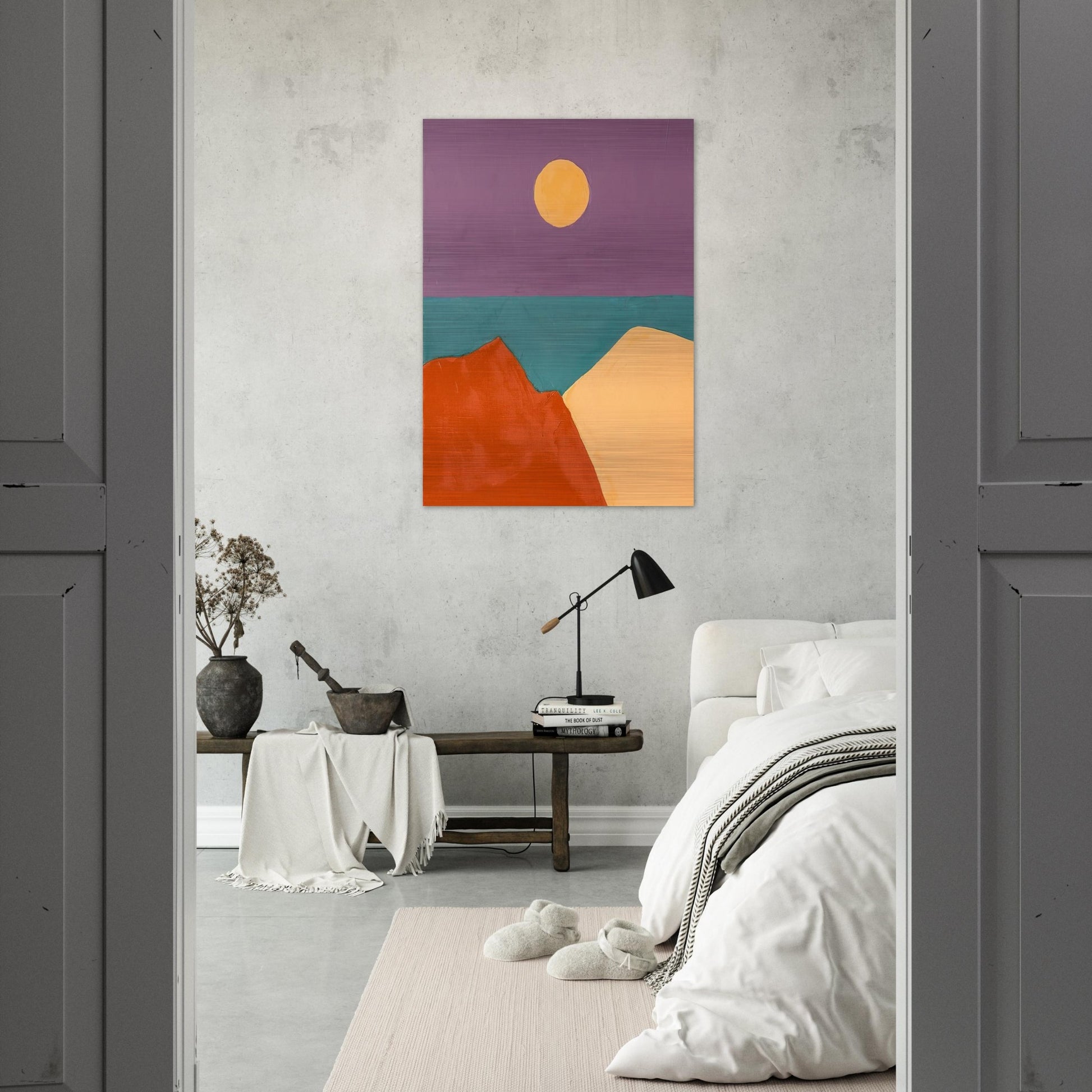 Untitled - 2015 - Etel Adnan Brushed Aluminum Print - 70x100 cm / 28x40 inches | Etel Adnan Aluminum Print | Etel Adnan Prints