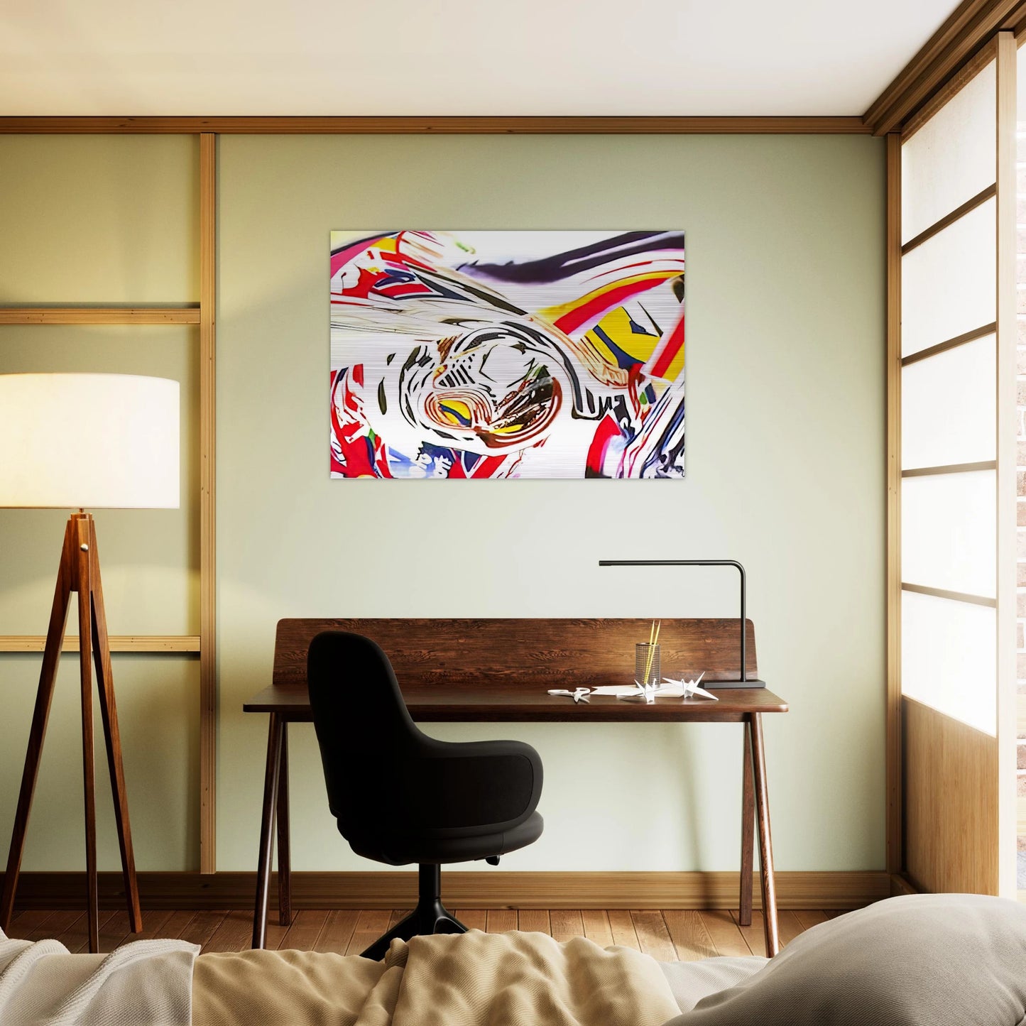 After Berlin V - James Rosenquist Brushed Aluminum Print - 70x100 cm / 28x40 inches | James Rosenquist Aluminum Print | James Rosenquist Prints