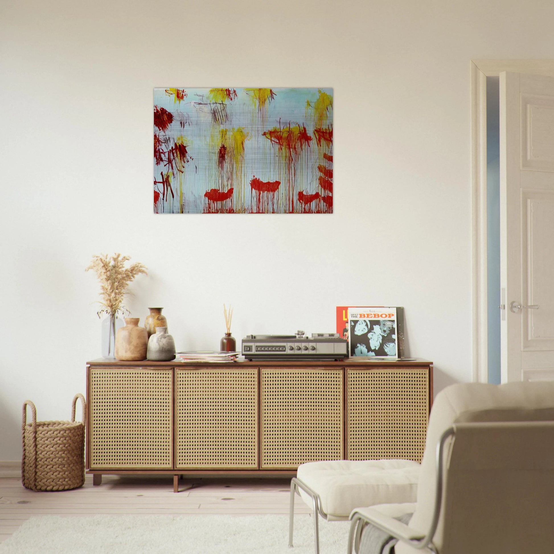 Lepanto, Part XI - Cy Twombly Brushed Aluminum Print - 70x100 cm / 28x40 inches | Cy Twombly Aluminum Print | Cy Twombly Prints