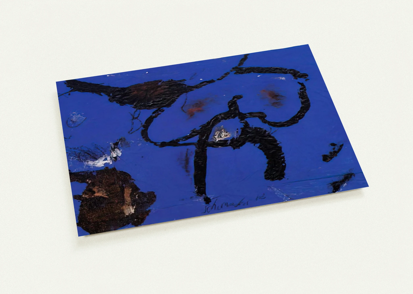 G-3 - 1982 By Emil Schumacher Pack of 10 Post Cards | Emil Schumacher Post Cards | A6 (10.5 x 14.8 cm) - 4.1 x 5.8 inches