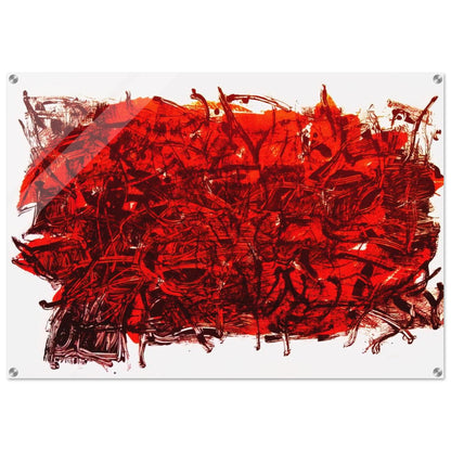 Leaves III - Jean-Paul Riopelle Acrylic Print - 70x100 cm / 28x40″ inches