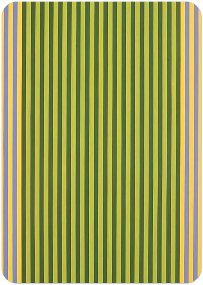LimelightSounds of Grass - 1960 By Gene Davis Pack of 10 Post Cards | Gene Davis Post Cards | A6 (10.5 x 14.8 cm) - 4.1 x 5.8 inches