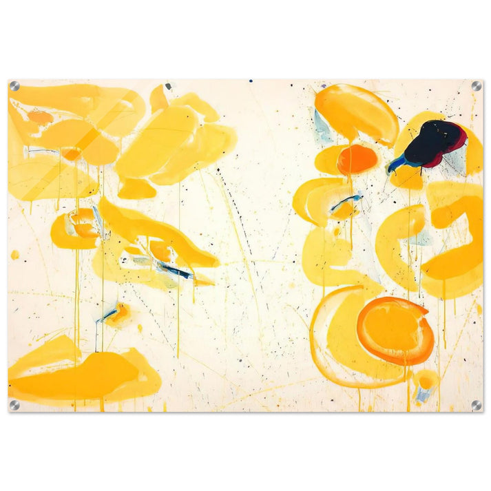 Untitled  Yellow  - Sam Francis Acrylic Print - 70x100 cm / 28x40″ inches