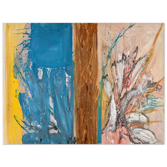 Helen Frankenthaler - The FaÃƒÂ§ade, 1954- Wall Art - 21x29.7 cm / 8x12" - Fine Art Poster-canvas - -