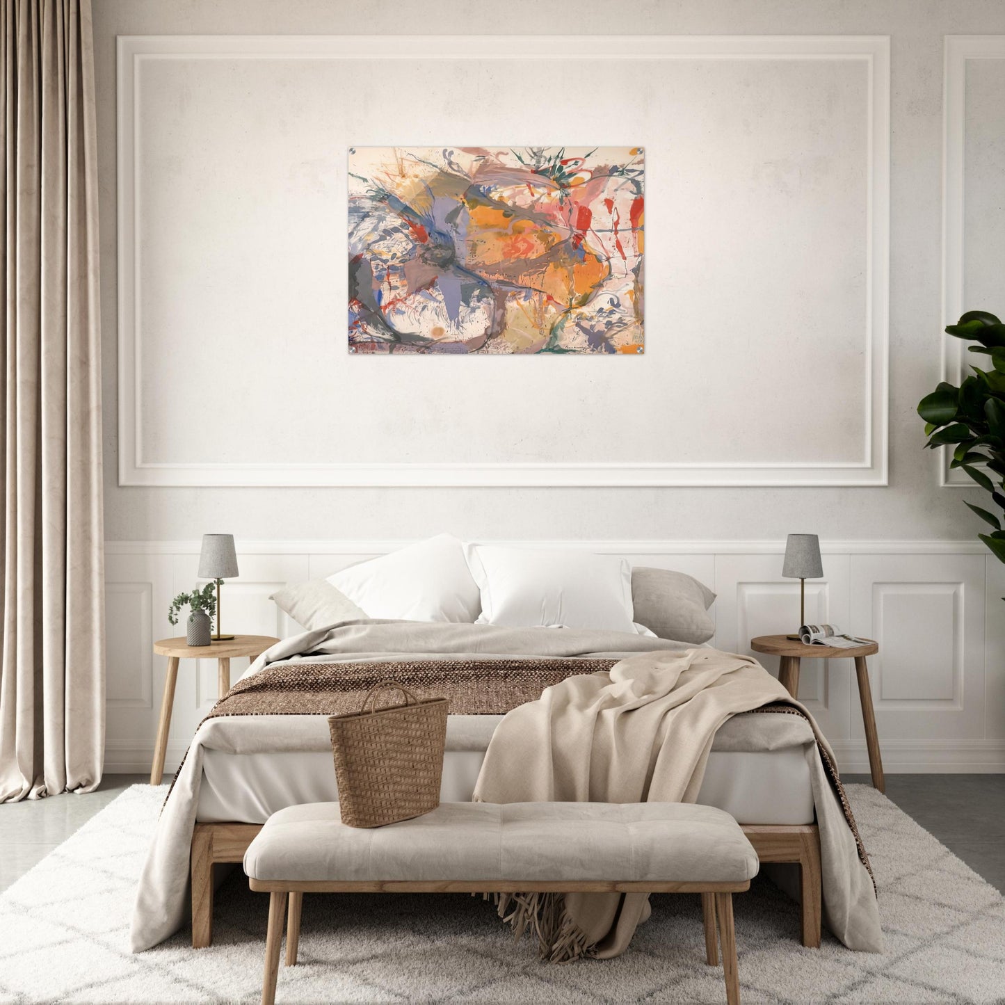 Before the Caves, 1958- - Helen Frankenthaler Acrylic Print - 70x100 cm / 28x40″ inches | Helen Frankenthaler Wall Art | Helen Frankenthaler Prints