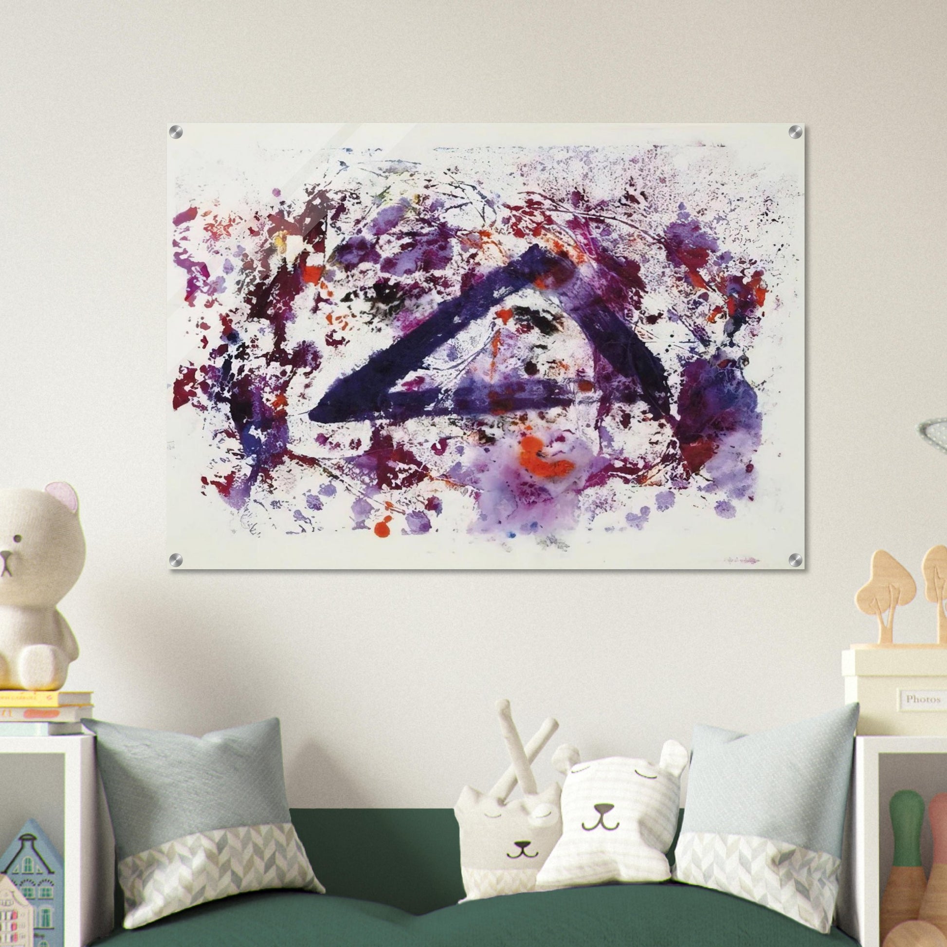 Untitled  SF220S  - Sam Francis Acrylic Print - 70x100 cm / 28x40″ inches