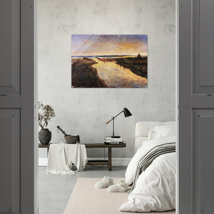 FOCE DEL CINQUALE 1928 - Carlo Carra Acrylic Print - 70x100 cm / 28x40″ inches