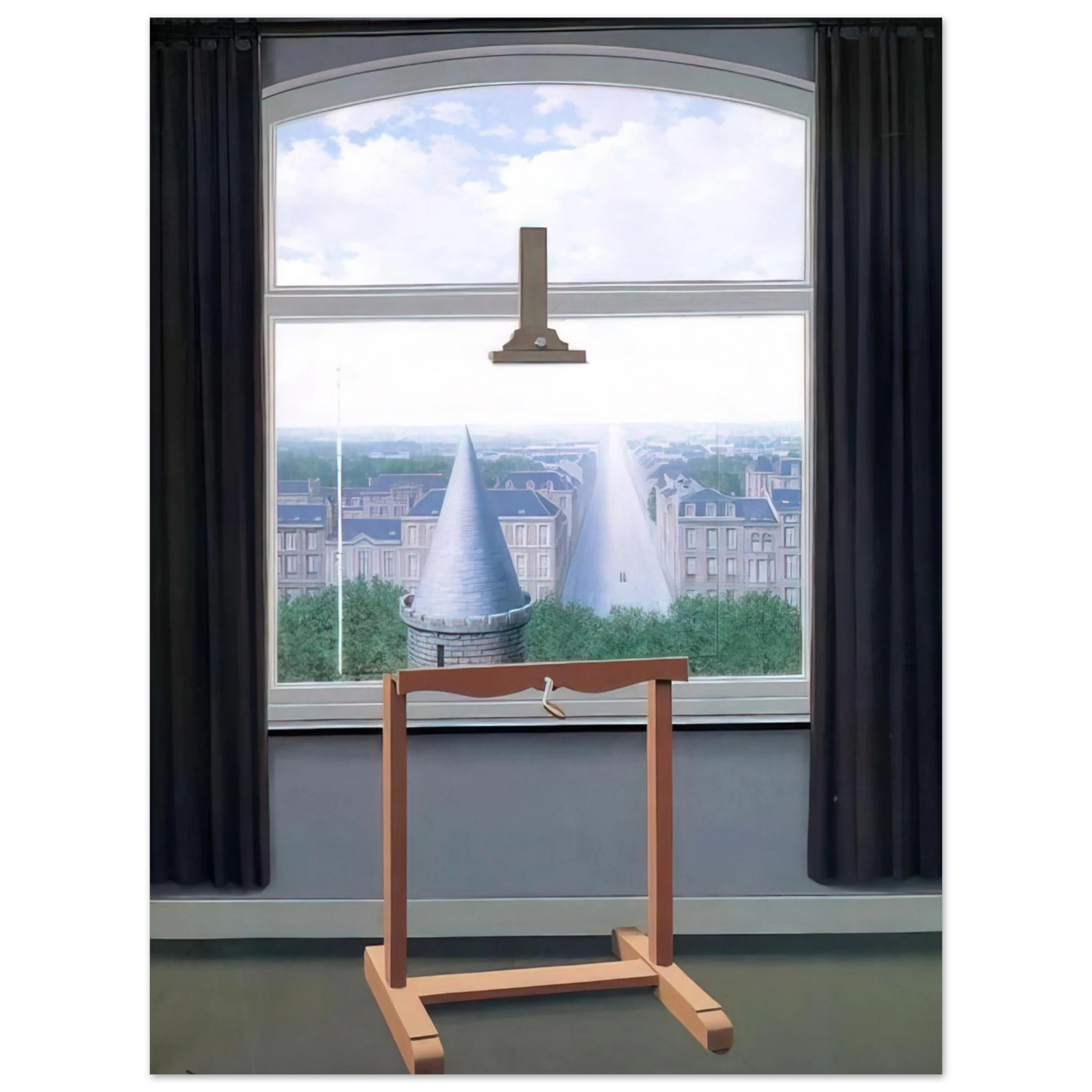 Rene Magritte - WHERE EUCLIDE WALKED 1955  75x100 cm / 30x40inches Fine Art Poster