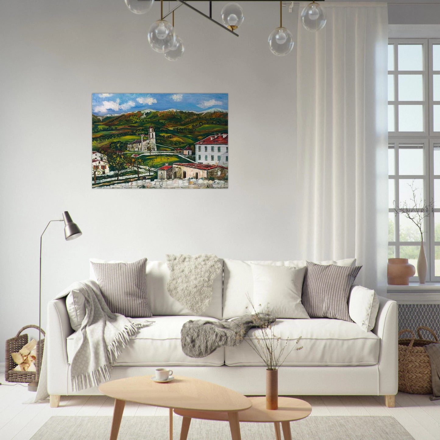 UNTITLED - Maurice Utrillo Brushed Aluminum Print - 70x100 cm / 28x40 inches | Maurice Utrillo Aluminum Print | Maurice Utrillo Prints