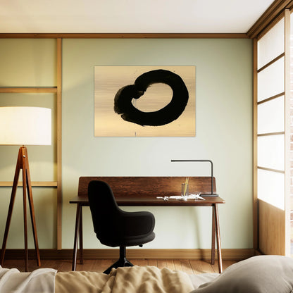 Untitled - Art Informel, Zen - Jiro Yoshihara Brushed Aluminum Print - 70x100 cm / 28x40 inches | Jiro Yoshihara Aluminum Print | Jiro Yoshihara Prints