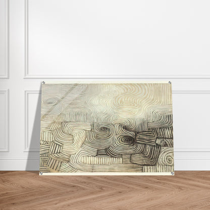 The Snowstorm - 1950 - Victor Pasmore Acrylic Print - 70x100 cm / 28x40″ inches
