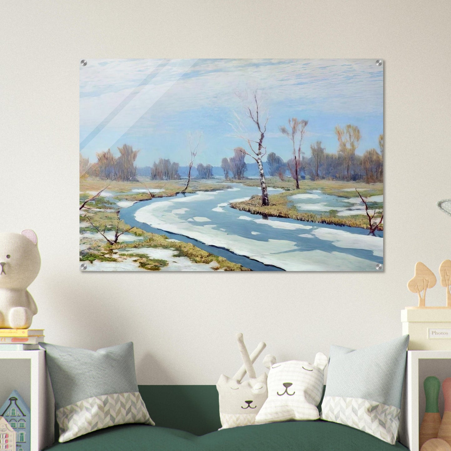 Early spring - Arkhyp Kuindzhi Acrylic Print - 70x100 cm / 28x40″ inches